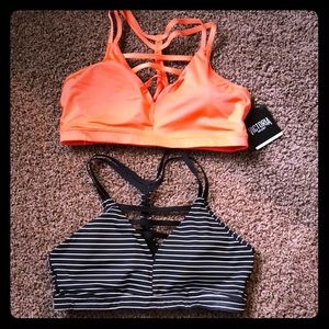 Two Victoria  secret sports bra